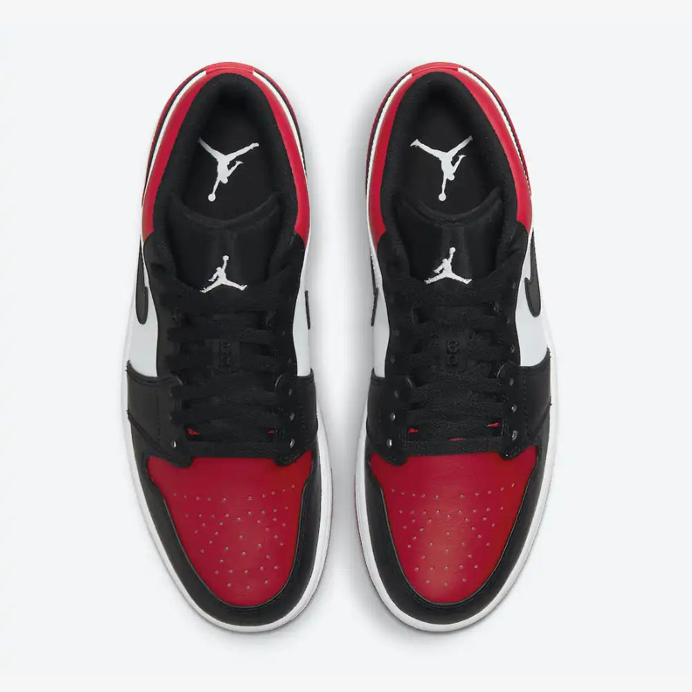 .Air Jordan 1 Low Bred Toe